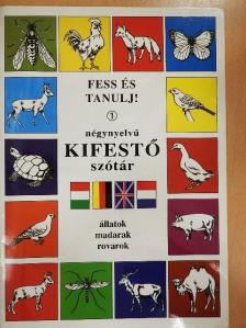 Négynyelvű kifestő szótár [antikvár]