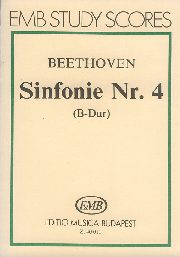 BEETHOVEN - SINFONIE NR.4 (B-DUR), KISPARTITÚRA (DARVAS GÁBOR)