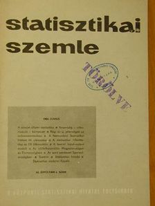 Statisztikai Szemle 1984. június [antikvár]