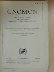 Bernhard Bischoff - Gnomon September 1974 [antikvár]