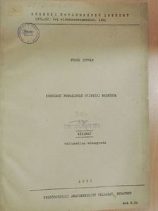 Török István - Korszerü forgácsoló gyártási eszközök [antikvár]