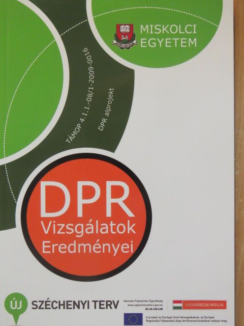 DPR vizsgálatok eredményei [antikvár]