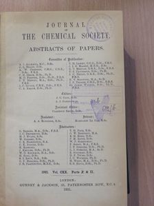 Journal of the chemical society 1921/II. [antikvár]