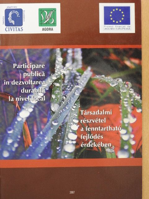 Hajdu Zoltán - Társadalmi részvétel a fenntartható fejlődés érdekében [antikvár]