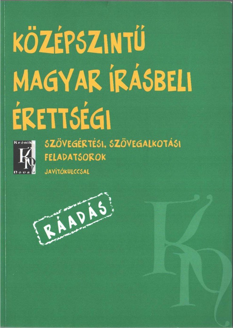 Szücsné Dr. Harkó Enikő - Középszintű magyar írásbeli érettségi [antikvár]