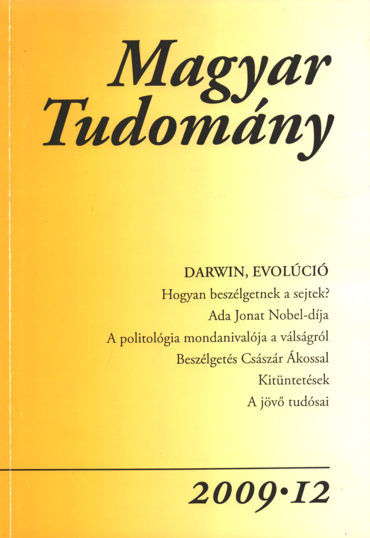 CSÁNYI VILMOS - Magyar tudomány 2009/12. [antikvár]