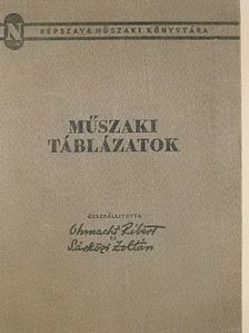Műszaki táblázatok [antikvár]