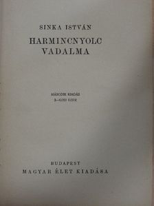 Sinka István - Harmincnyolc vadalma [antikvár]