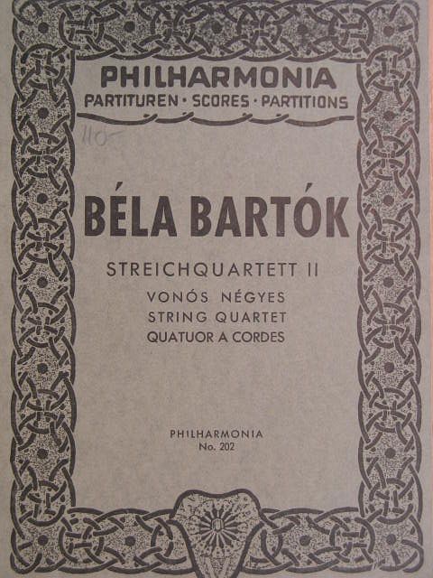 Bartók Béla - Streichquartett II. [antikvár]