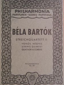 Bartók Béla - Streichquartett II. [antikvár]
