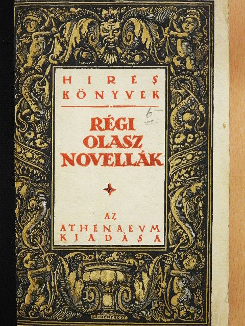 Agnolo Firenzuola - Régi olasz novellák [antikvár]