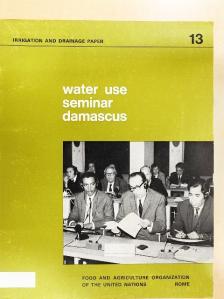 Water use seminar, Damascus [antikvár]