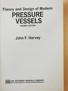 John F. Harvey - Theory and Design of Modern Pressure Vessels [antikvár]