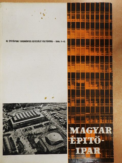 Dr. Valkó Gábor - Magyar Építőipar 1969/11-12. [antikvár]