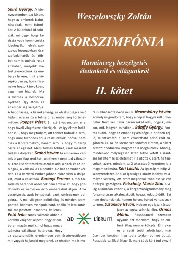 Weszelovszky Zoltán - Korszimfónia - Harmincegy beszélgetés életünkről és világunkról [eKönyv: epub, mobi]