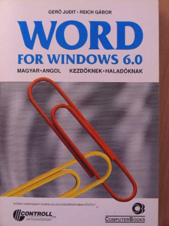 Gerő Judit - Word for Windows 6.0 [antikvár]