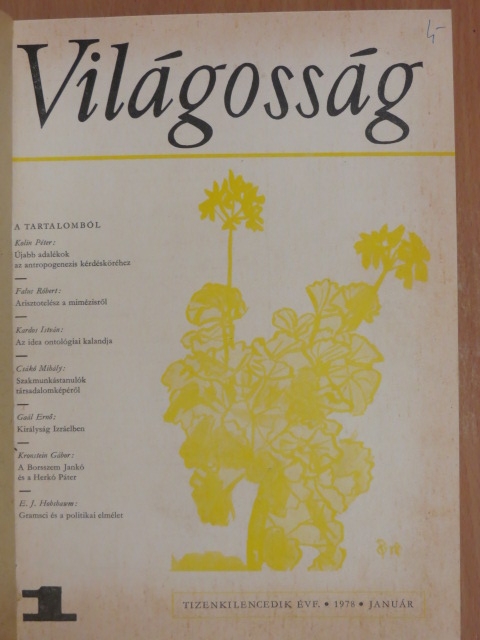 Ancsel Éva - Világosság 1978. január-december [antikvár]