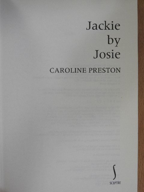 Caroline Preston - Jackie by Josie [antikvár]
