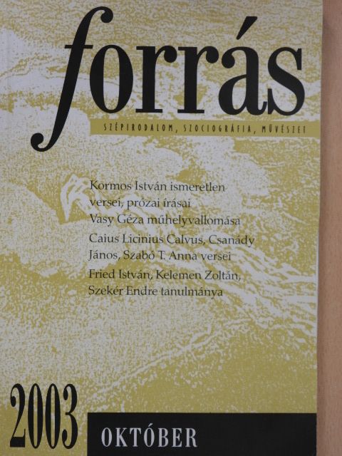 Forrás 2003. október [antikvár]