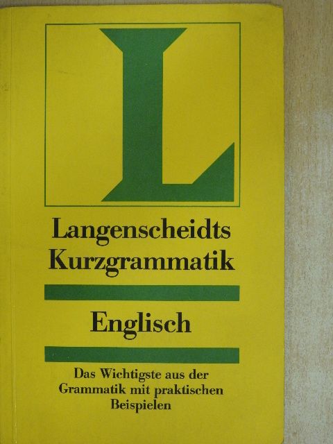 Dr. Rudolf Stoff - Langenscheidts Kurzgrammatik Englisch [antikvár]