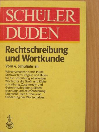 Schülerduden Rechtschreibung und Wortkunde [antikvár]