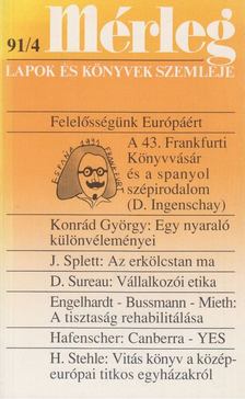 Boór János (főszerk.) - Mérleg 1991/4 [antikvár]