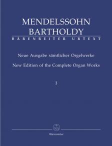 MENDELSSOHN BARTHOLDY - NEUE AUSGABE SAEMTLICHER ORGELWERKE I URTEXT (CHRISTOPH ALBRECHT)