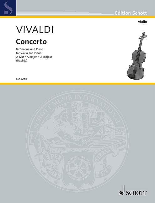 Vivaldi - CONCERTO A-DUR - FOR VIOLIN AND PIANO