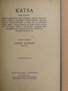 Gárdonyi Géza - Kátsa/Tapasztalatok [antikvár]
