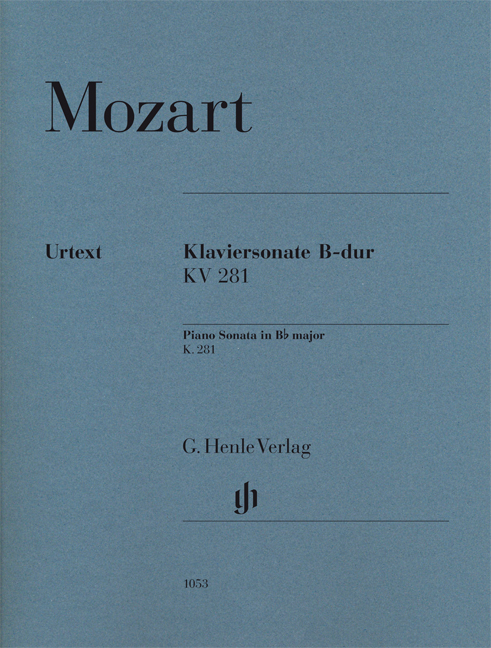 MOZART, W,A, - KLAVIERSONATE B-DUR KV 281 URTEXT (HERTTRICH / THEOPOLD)