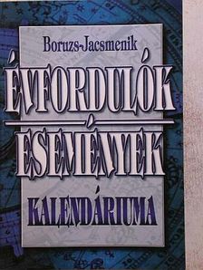 Évfordulók, események kalendáriuma [antikvár]