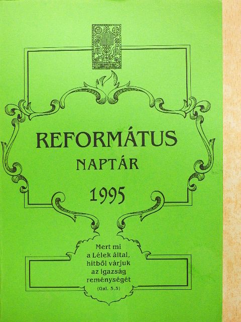 Református naptár 1995 [antikvár]