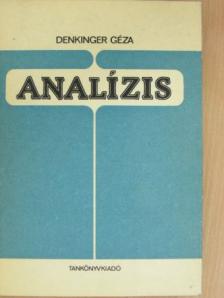 Denkinger Géza - Analízis [antikvár]