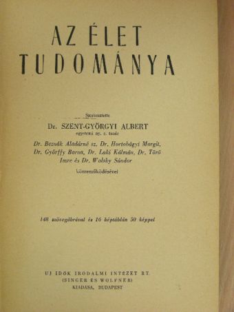Dr. Beznák Aladárné - Az élet tudománya [antikvár]