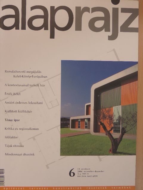 Alaprajz 2006. november-december [antikvár]