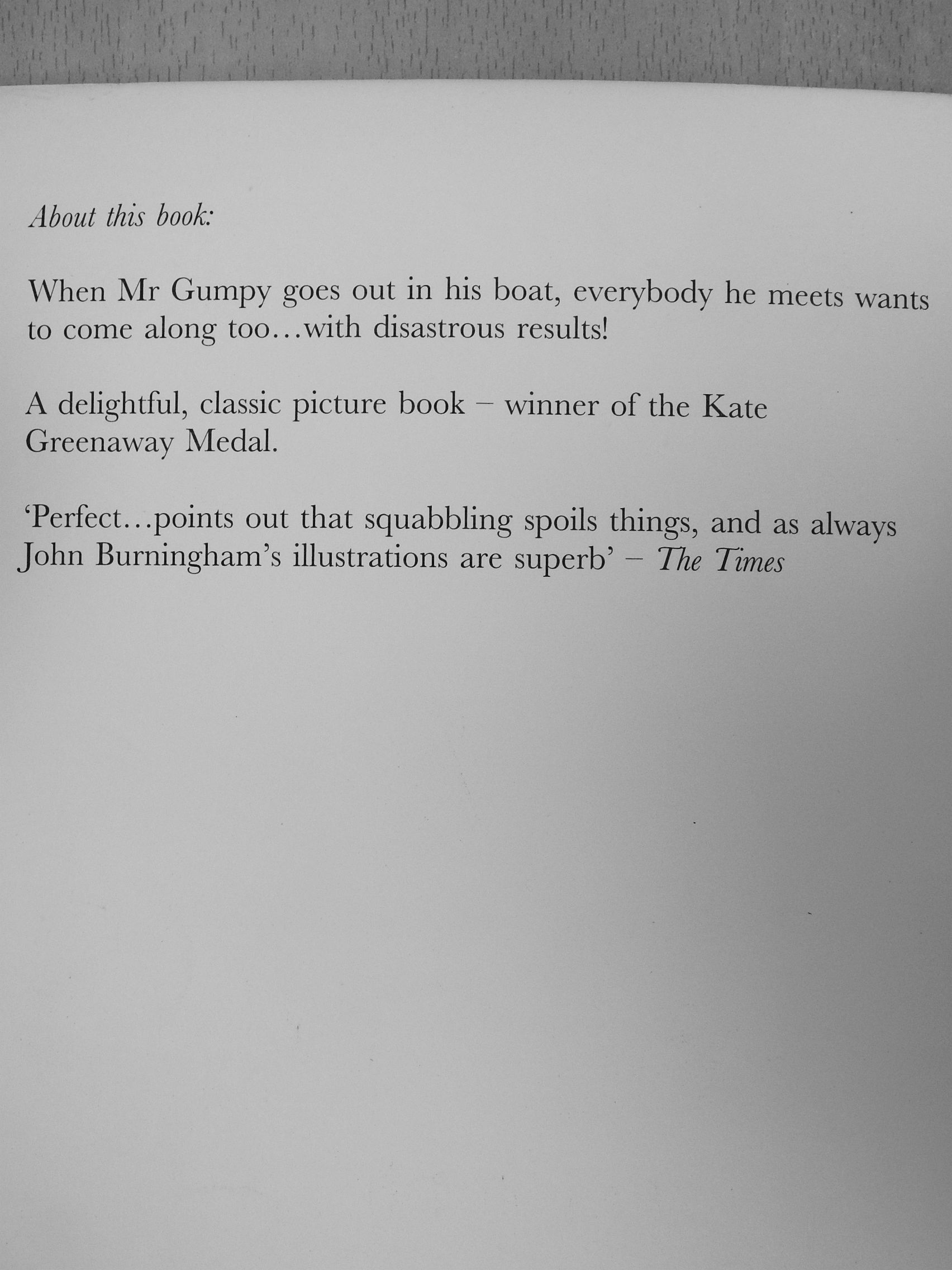John Burningham - Mr Gumpy's Outing [antikvár]