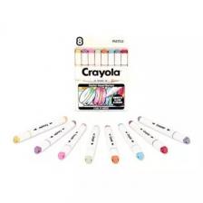 Crayola: Art Markers - Pasztell színű filctollkészlet, 8 db-os