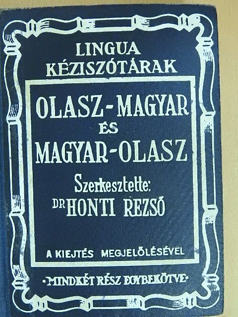 Magyar-olasz és olasz-magyar kéziszótár I-II. [antikvár]