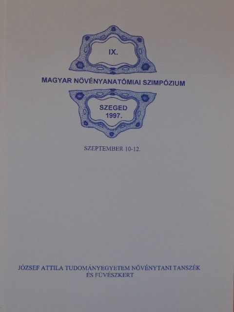 Babos Károly - IX. Magyar Növényanatómiai Szimpózium [antikvár]