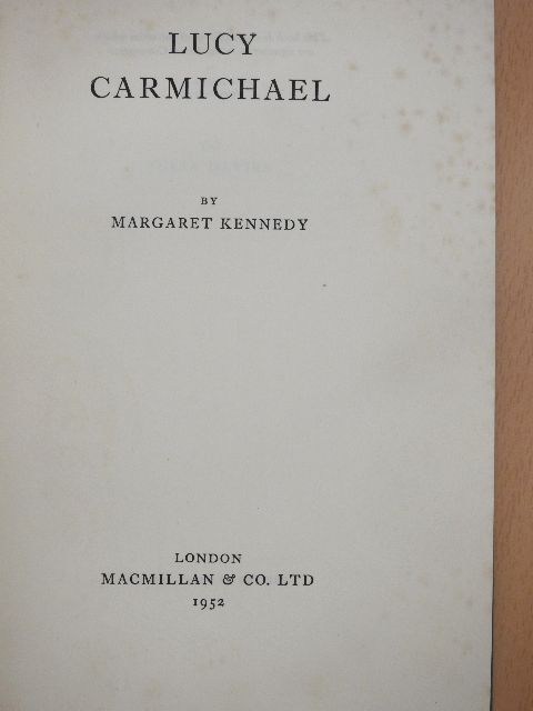 Margaret Kennedy - Lucy Carmichael [antikvár]