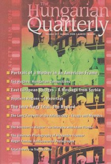 Zachár Zsófia - The Hungarian Quarterly Volume 49. Autumn 2008 [antikvár]