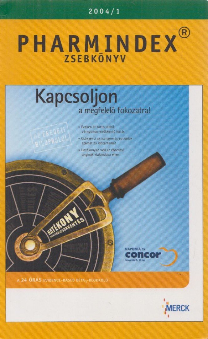 Dr. Biró Orsolya - Pharmindex zsebkönyv 2004/1. [antikvár]