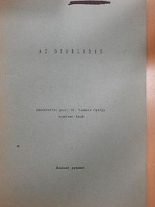 Prof. Dr. Szemere György - Az öröklődés [antikvár]