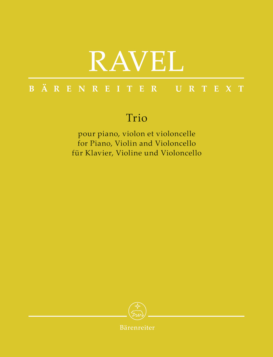 Ravel, Maurice - TRIO POUR PIANO, VIOLON ET VIOLONCELLE (DOUGLAS WOODFULL-HARRIS)