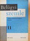 Borai Ákos - Belügyi Szemle 1985. november [antikvár]