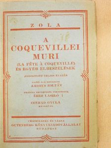 Emile Zola - A coquevillei muri és egyéb elbeszélések [antikvár]