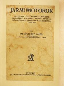 Jalsoviczky Lajos - Járműmotorok [antikvár]