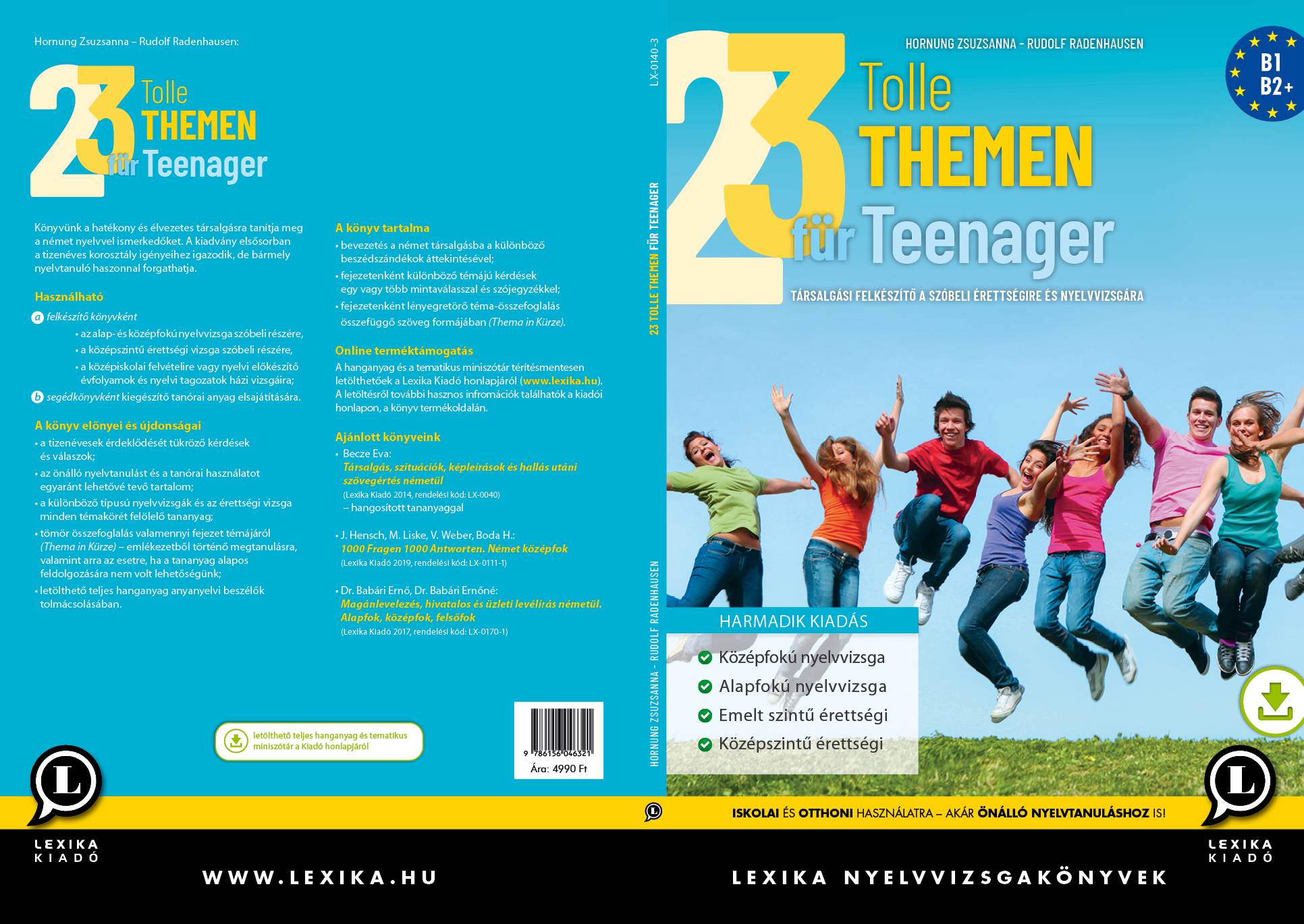 LX - 0140 - 3 Hornung Zsuzsanna - Rudolf Radenhausen - 23 Tolle Themen für Teenager (harmadik kiadás)