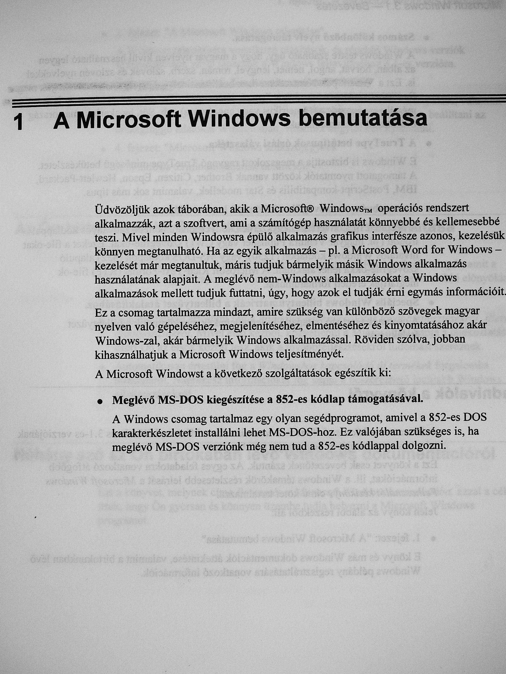 Microsoft Windows Operációs Rendszer 3.1-es verzió [antikvár]