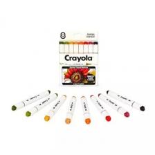 Crayola: Art Markers - Kert varázsa színű filctollkészlet, 8 db-os